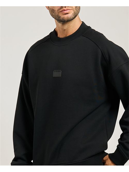 Felpa Delastcrew uomo Hugo nero HUGO | 50546672001