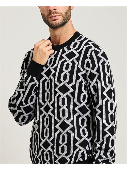 Men's Hugo Souvawn sweater with jacquard pattern HUGO | 50547001001