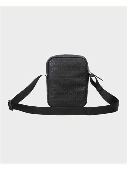Borsa a tracolla Ethon uomo Hugo con logo lettering all-over HUGO | 50547249001