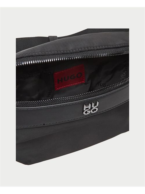 Marsupio Quantic uomo Hugo nero in twill HUGO | 50547398001