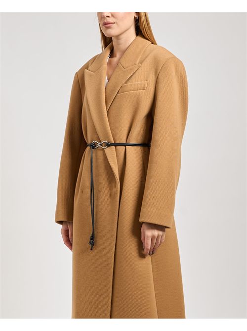 Cappotto lungo donna Majesti Hugo con cintura HUGO | 50547606230