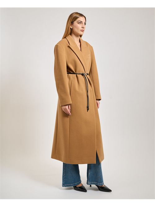 Cappotto lungo donna Majesti Hugo con cintura HUGO | 50547606230