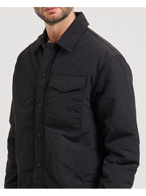 Sovracamicia Evinus uomo Hugo nero oversize HUGO | 50549077001