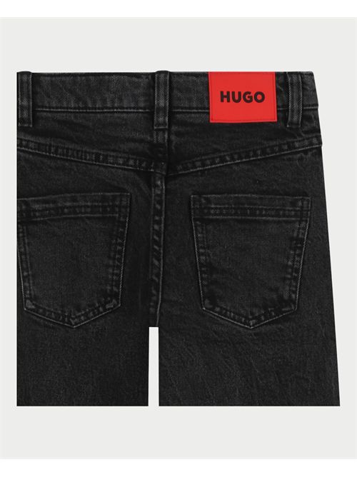 Jeans bambina Hugo lavaggio nero HUGO | G00513Z21