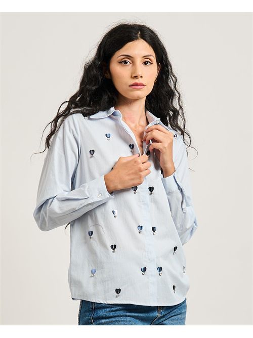 Camicia donna Bernini iBlues con ricami iBLUES | BERNINI003