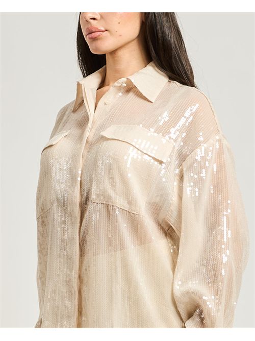 Camicia donna iBlues con paillettes iBLUES | CHARLES001