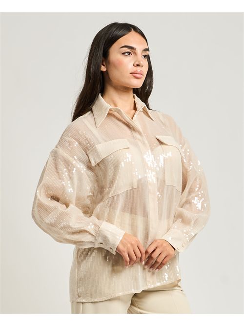 Camicia donna iBlues con paillettes iBLUES | CHARLES001