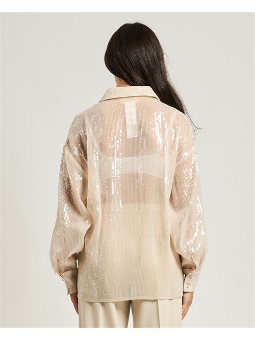 Camicia donna iBlues con paillettes iBLUES | CHARLES001
