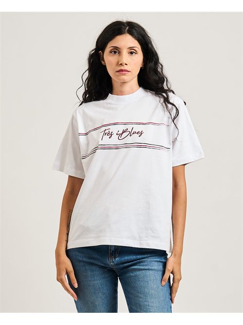 Giove iBlues women's T-shirt with slogan iBLUES | GIOVE011