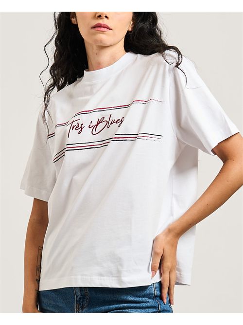 Giove iBlues women's T-shirt with slogan iBLUES | GIOVE011