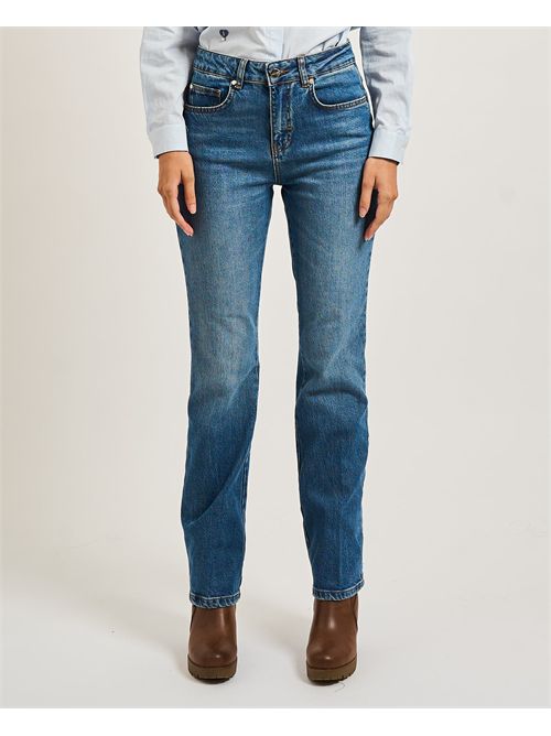 Jeans bootcut Jane donna di iBlues in denim iBLUES | JANE001