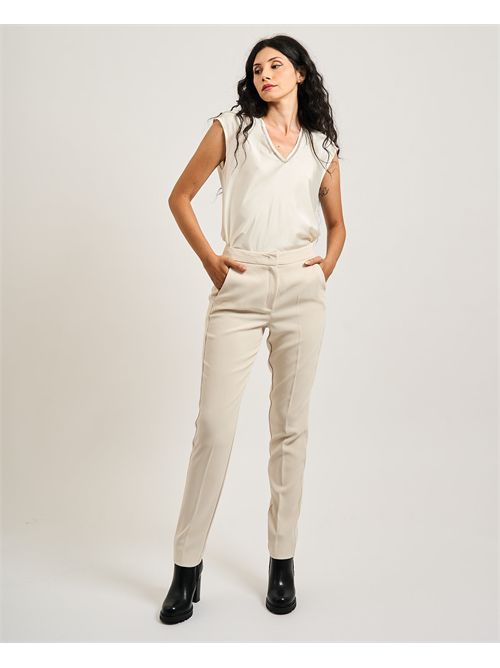Museo iBlues women's semi-fitted trousers iBLUES | MUSEO001
