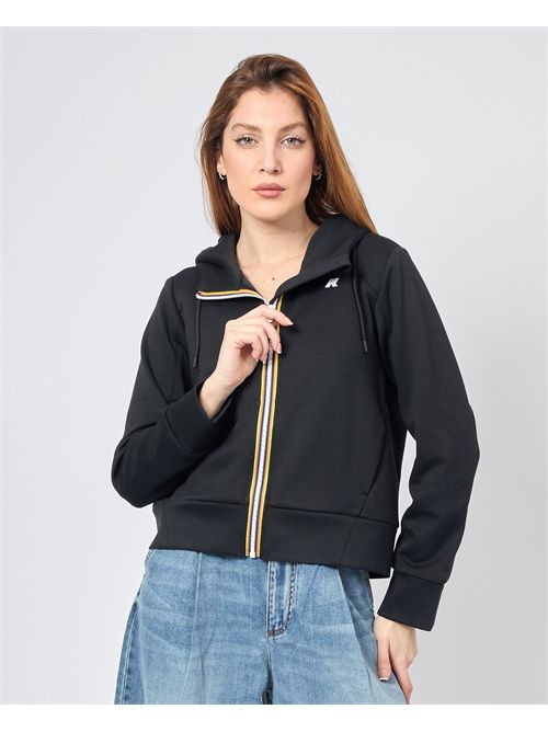 K-way Divine women's fullzip sweatshirt K-WAY | K2132CW-DIVINEUSY
