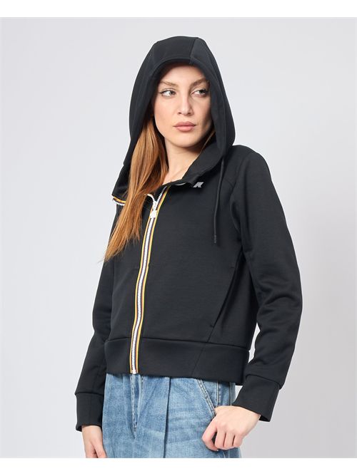 K-way Divine women's fullzip sweatshirt K-WAY | K2132CW-DIVINEUSY