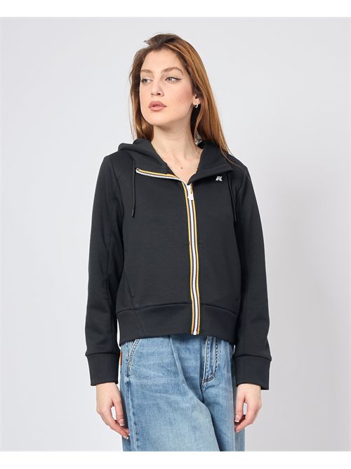 K-way Divine women's fullzip sweatshirt K-WAY | K2132CW-DIVINEUSY