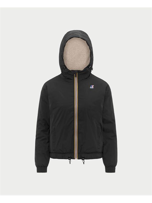 Women's short jacket Albine Teddy Bear by K-way K-WAY | K2133FW-ALBINEUSY
