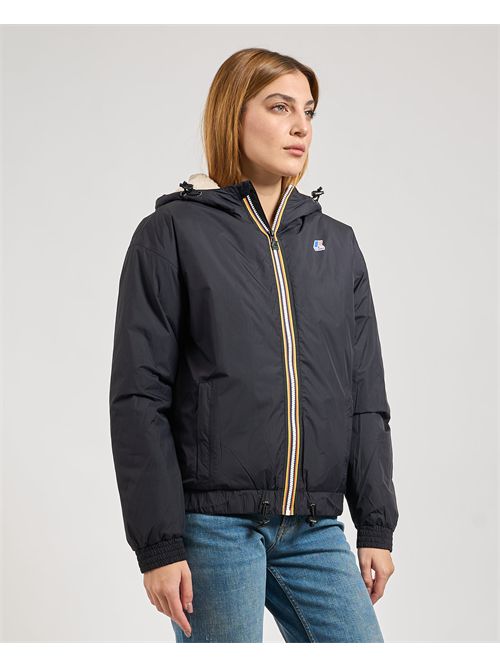 Women's short jacket Albine Teddy Bear by K-way K-WAY | K2133FW-ALBINEUSY