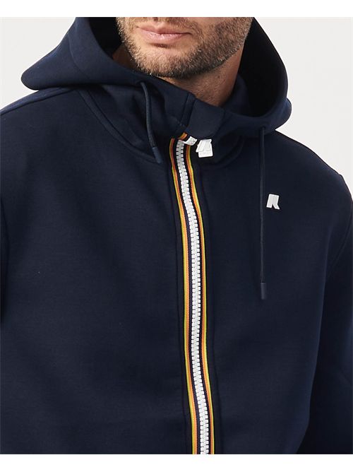 K-way Rainer men's sweatshirt with hood and logo K-WAY | K2141DW-RAINERK89