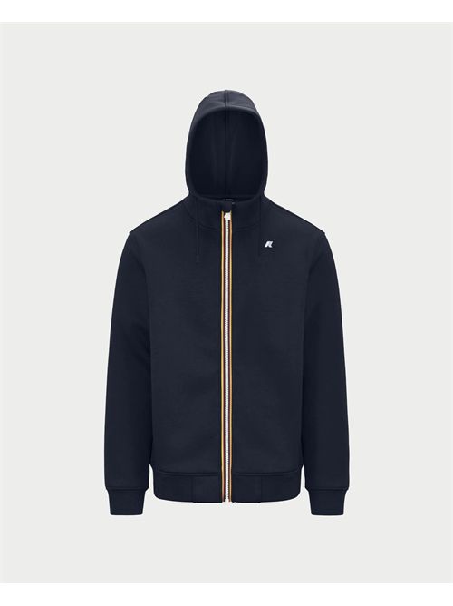 K-way Rainer men's sweatshirt with hood and logo K-WAY | K2141DW-RAINERK89