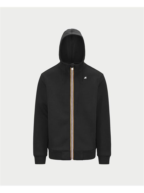 Felpa uomo Rainer K-way con cappuccio e logo K-WAY | K2141DW-RAINERUSY