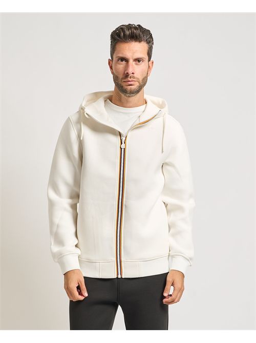 Felpa uomo Rainer K-way con cappuccio e logo K-WAY | K2141DW-RAINERX42