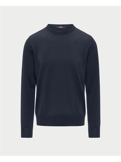 Pullover uomo Sebastien Merino di K-way in lana K-WAY | K2142EW-SEBASTIENK89
