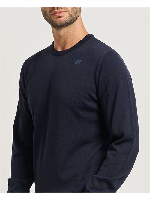 Pullover uomo Sebastien Merino di K-way in lana K-WAY | K2142EW-SEBASTIENK89
