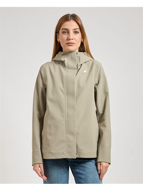 Women's short jacket Madalina by K-way with hood K-WAY | K21488W-MADALINAB3B