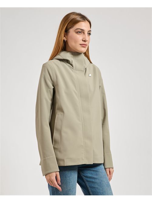 Women's short jacket Madalina by K-way with hood K-WAY | K21488W-MADALINAB3B