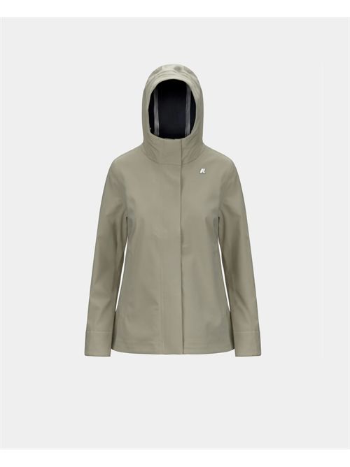 Women's short jacket Madalina by K-way with hood K-WAY | K21488W-MADALINAB3B