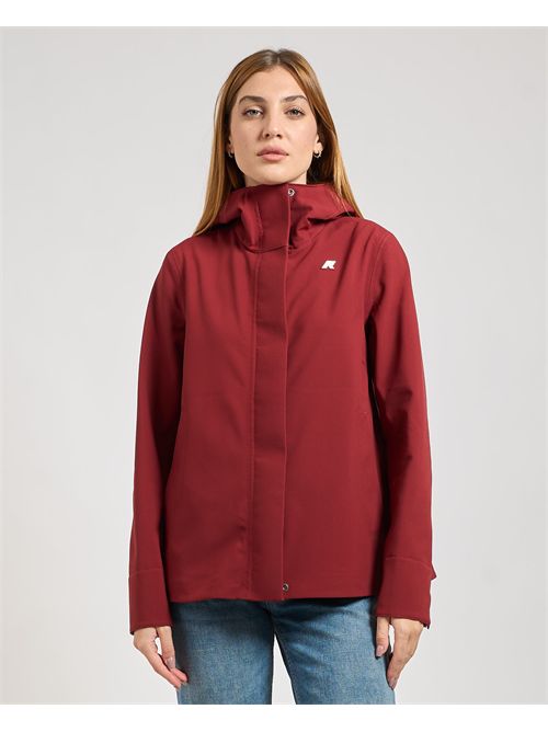 Women's short jacket Madalina by K-way with hood K-WAY | K21488W-MADALINAB3P