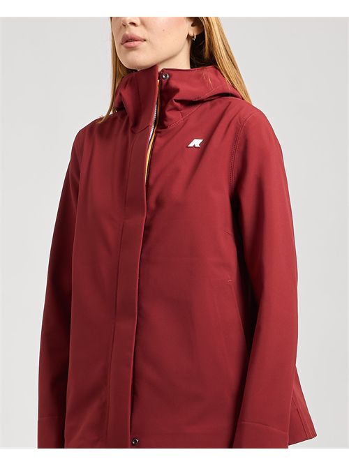 Women's short jacket Madalina by K-way with hood K-WAY | K21488W-MADALINAB3P