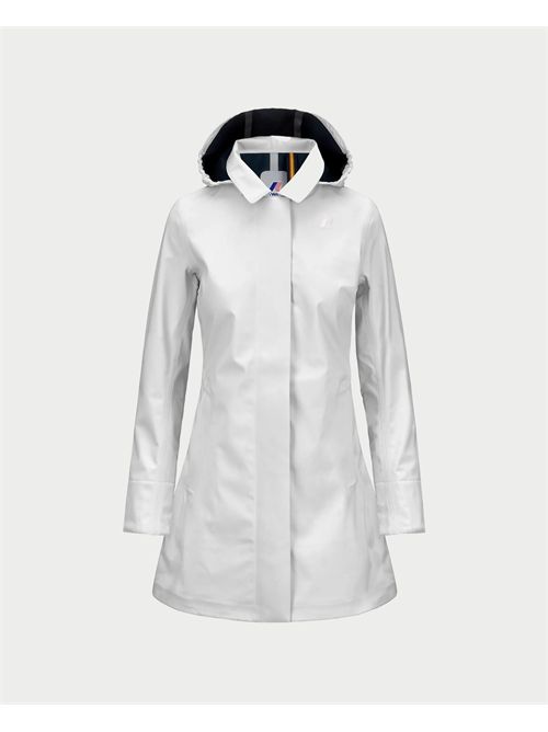Giacca lunga donna Mathy di K-way con cappuccio K-WAY | K2148BW-MATHYAK7