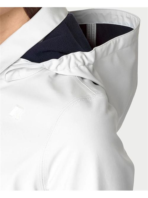 Giacca lunga donna Mathy di K-way con cappuccio K-WAY | K2148BW-MATHYAK7