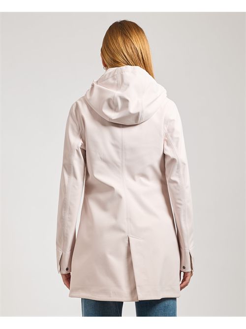 Women's long jacket Mathy by K-way with hood K-WAY | K2148BW-MATHYB3N
