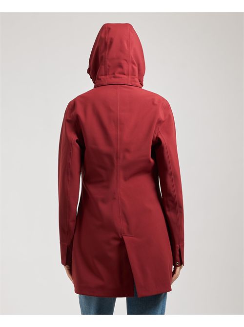 Women's long jacket Mathy by K-way with hood K-WAY | K2148BW-MATHYB3P