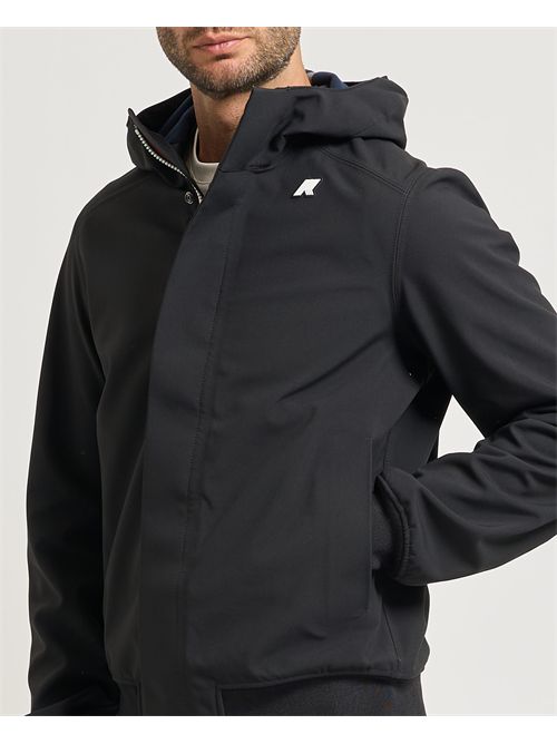 Giacca uomo Joachim Bonded di K-way con cappuccio K-WAY | K3135KW-JOACHIMA3C