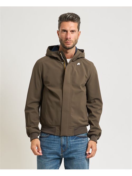 Giacca uomo Joachim Bonded di K-way con cappuccio K-WAY | K3135KW-JOACHIMB3A