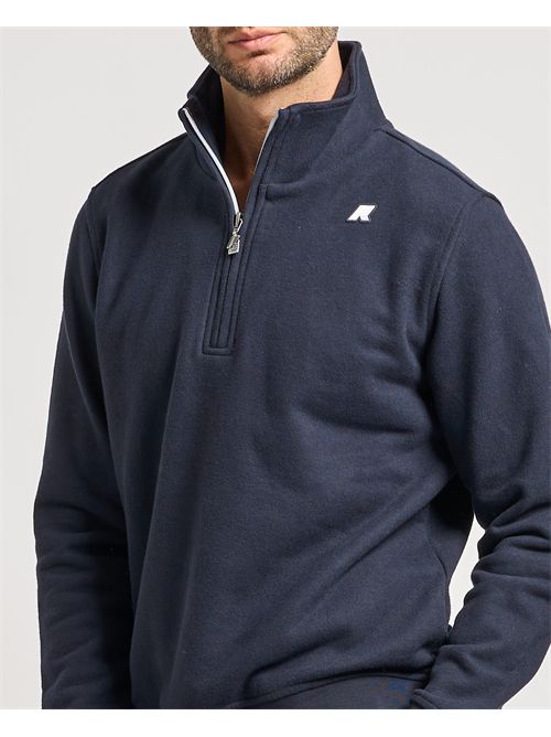 Finnick men's sweatshirt by K-way with half zip K-WAY | K4133DW-FINNICKK89