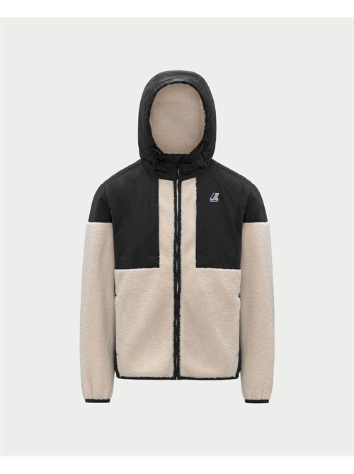 Samson K-way sweatshirt in sherpa effect fabric K-WAY | K5122SW-SAMSONA0D