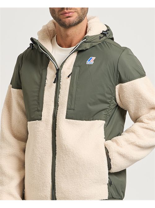 Felpa Samson K-way in tessuto effetto sherpa K-WAY | K5122SW-SAMSONB0A
