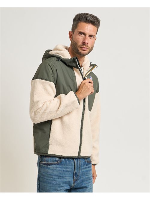 Felpa Samson K-way in tessuto effetto sherpa K-WAY | K5122SW-SAMSONB0A