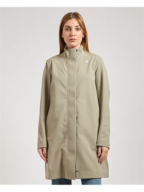 Dukesse women's jacket by K-way three-quarter flared K-WAY | K5141PW-DUKESSEB3B