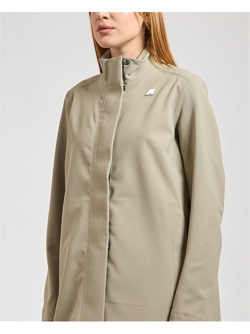 Dukesse women's jacket by K-way three-quarter flared K-WAY | K5141PW-DUKESSEB3B