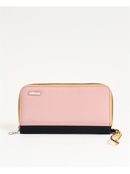Fluy wallet by K-way full zip with logo K-WAY | K6116IW-FLUYWDV