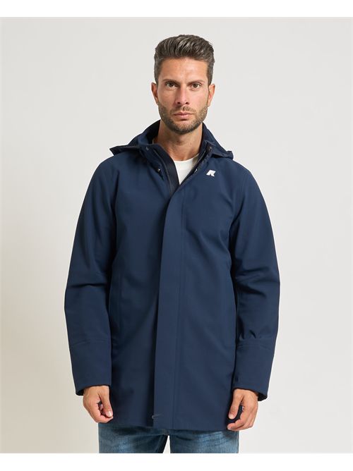 Parka uomo Duke Bonded di K-way con cappuccio K-WAY | K6116YW-DUKEA2B