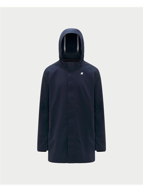 Parka uomo Duke Bonded di K-way con cappuccio K-WAY | K6116YW-DUKEA2B