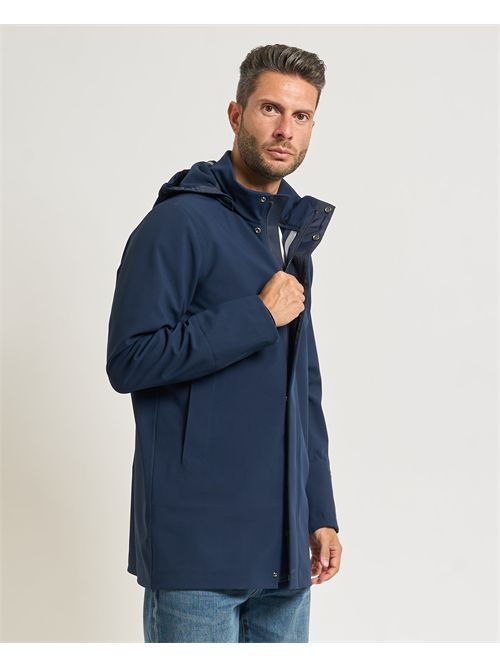 Parka uomo Duke Bonded di K-way con cappuccio K-WAY | K6116YW-DUKEA2B