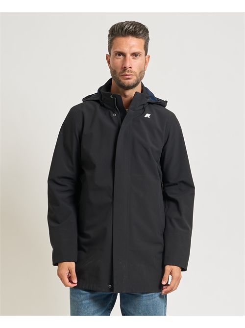 Parka uomo Duke Bonded di K-way con cappuccio K-WAY | K6116YW-DUKEA3C