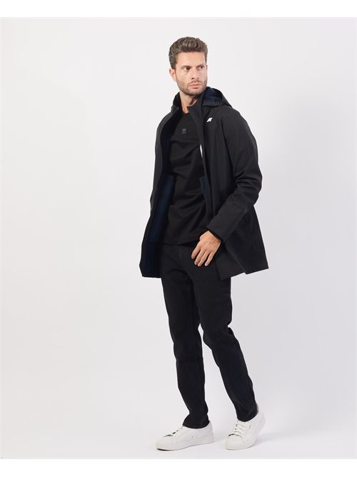 Parka uomo Duke Bonded di K-way con cappuccio K-WAY | K6116YW-DUKEA3C